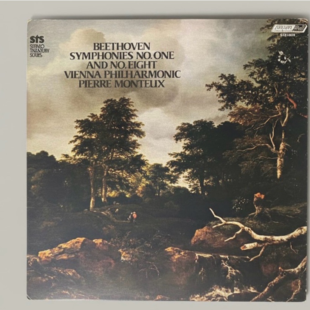 Beethoven Symphonies 1 & 8 Monteux Vienna Philharmonic London Treasury Series LP